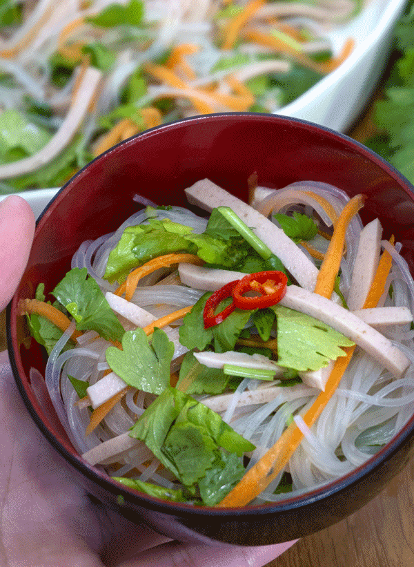 bol de salade asiatique