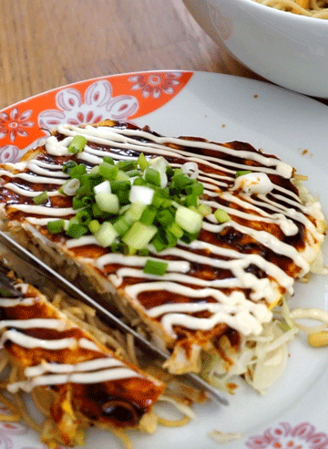 déguster l'okonomiyaki